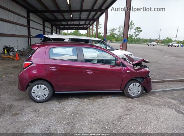 ML32AUHJ0MH009284 2021 MITSUBISHI MIRAGE Бордовый Панорамный вид салона 360°
