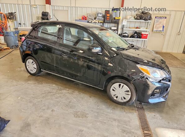 ML32AUHJ0MH012170 2021 MITSUBISHI MIRAGE Черный Передняя правая четверть