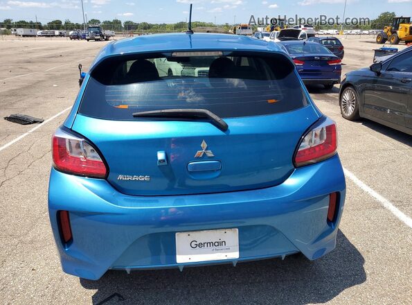 ML32AUHJ0RH003380 2024 MITSUBISHI MIRAGE Blue უკანა ხედი