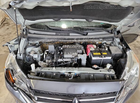 ML32AUHJ0RH010216 2024 MITSUBISHI MIRAGE Charcoal Vista de la etiqueta del VIN