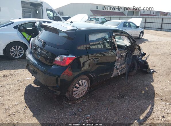ML32AUHJ0RH021541 2024 MITSUBISHI MIRAGE Black Trasero derecho