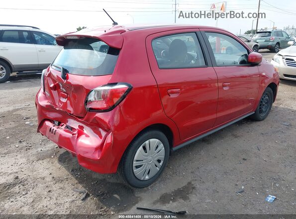 ML32AUHJ0RH024343 2024 MITSUBISHI MIRAGE Red უკანა მარჯვენა