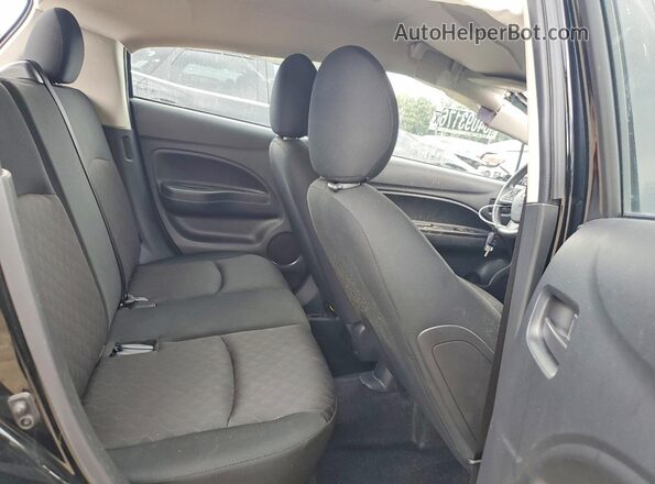 ML32AUHJ0RH035715 2024 MITSUBISHI MIRAGE Black Вид задніх сидінь