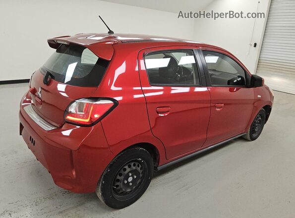 ML32AUHJ1MH001386 2021 MITSUBISHI MIRAGE Red 