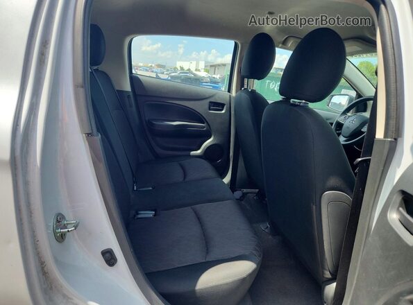 ML32AUHJ1MH012887 2021 MITSUBISHI MIRAGE White Vista de los asientos traseros