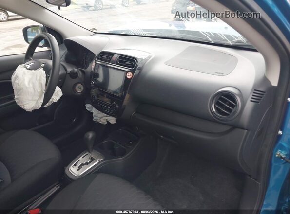 ML32AUHJ1RH035092 2024 MITSUBISHI MIRAGE Blue წინა სალონის ხედი