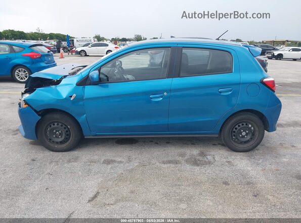 ML32AUHJ1RH035092 2024 MITSUBISHI MIRAGE Blue სალონის 360-გრადუსიანი ხედი