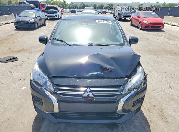 ML32AUHJ2MH008685 2021 MITSUBISHI MIRAGE Black წინა ხედი