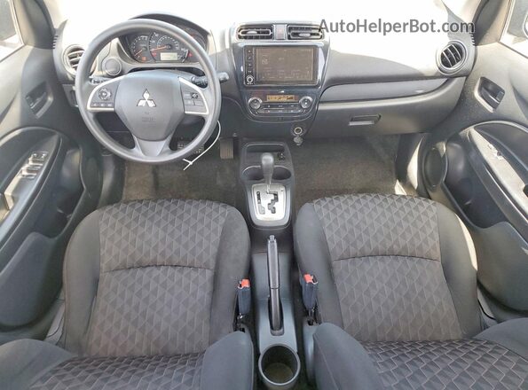 ML32AUHJ2MH008685 2021 MITSUBISHI MIRAGE Black წინა პანელის ხედი