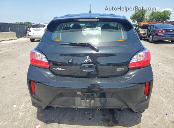ML32AUHJ2MH008685 2021 MITSUBISHI MIRAGE Black უკანა ხედი