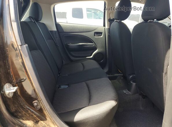 ML32AUHJ2MH008685 2021 MITSUBISHI MIRAGE Black უკანა სავარძლების ხედი