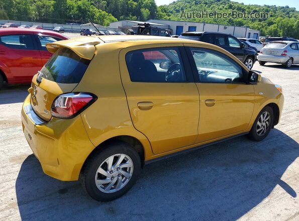 ML32AUHJ2NH007019 2022 MITSUBISHI MIRAGE Yellow Trasero derecho