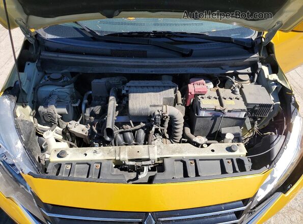 ML32AUHJ2NH007019 2022 MITSUBISHI MIRAGE Yellow Vista interior trasera