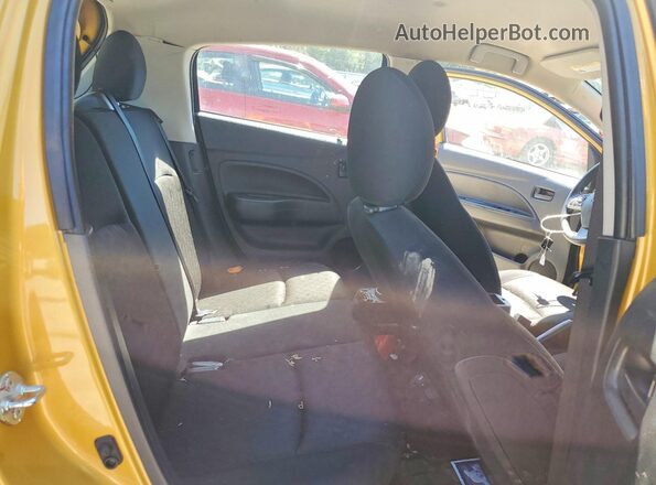 ML32AUHJ2NH007019 2022 MITSUBISHI MIRAGE Yellow Vista de los asientos traseros