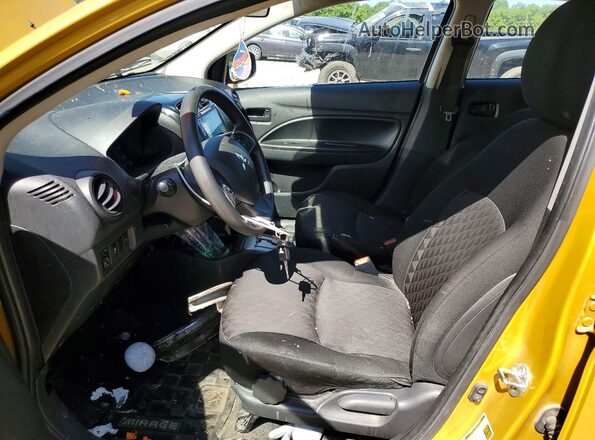 ML32AUHJ2NH007019 2022 MITSUBISHI MIRAGE Yellow Vista interior delantera