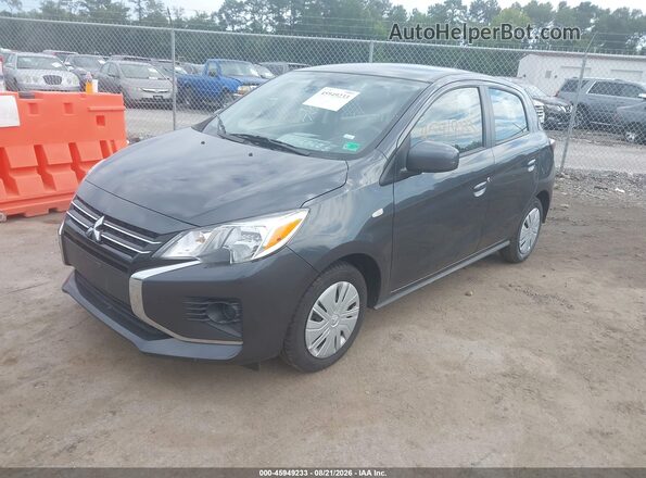 ML32AUHJ2RH027289 2024 MITSUBISHI MIRAGE Gray წინა მარცხენა ხედი სამი მეოთხედიდან