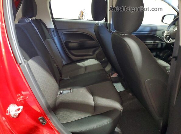 ML32AUHJ2RH032024 2024 MITSUBISHI MIRAGE Red უკანა სავარძლების ხედი