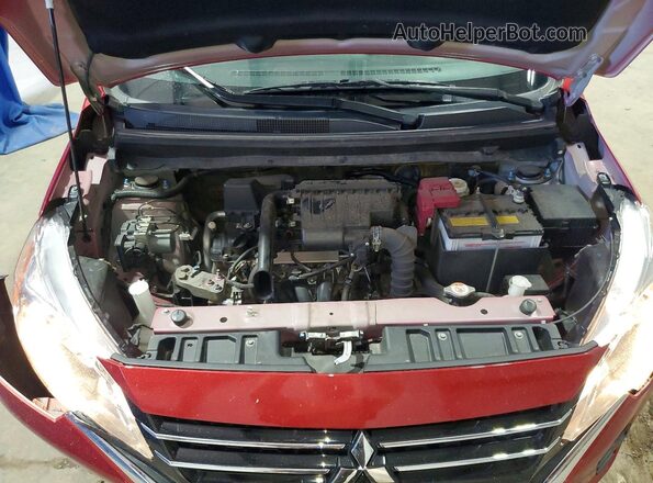 ML32AUHJ2RH032024 2024 MITSUBISHI MIRAGE Red უკანა სალონის ხედი