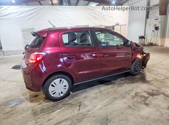 ML32AUHJ3RH017709 2024 MITSUBISHI MIRAGE Maroon უკანა მარჯვენა