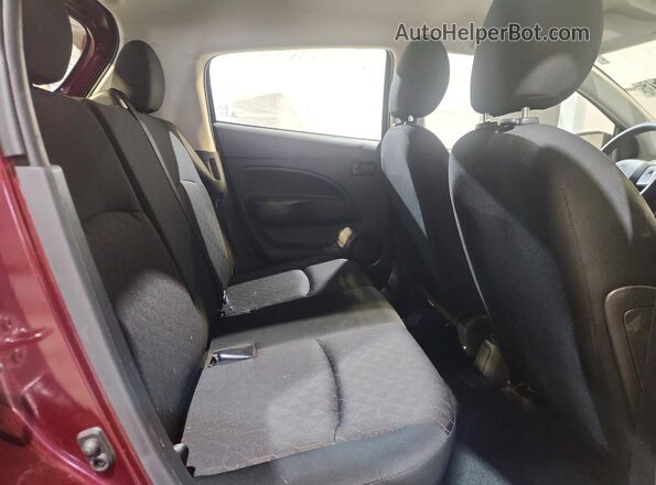 ML32AUHJ3RH017709 2024 MITSUBISHI MIRAGE Maroon უკანა სავარძლების ხედი