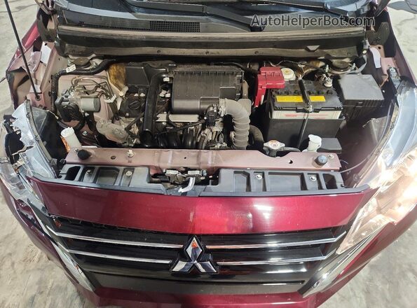 ML32AUHJ3RH017709 2024 MITSUBISHI MIRAGE Maroon უკანა სალონის ხედი