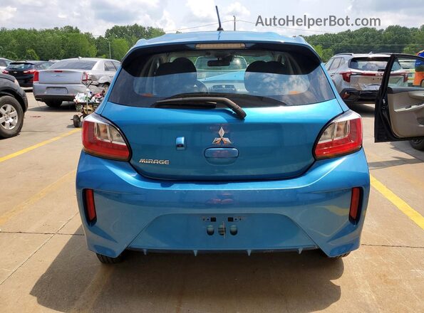 ML32AUHJ3RH020044 2024 MITSUBISHI MIRAGE Blue უკანა ხედი