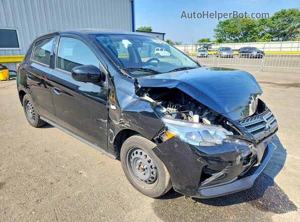 ML32AUHJ3RH022473 2024 MITSUBISHI MIRAGE Черный Передняя правая четверть