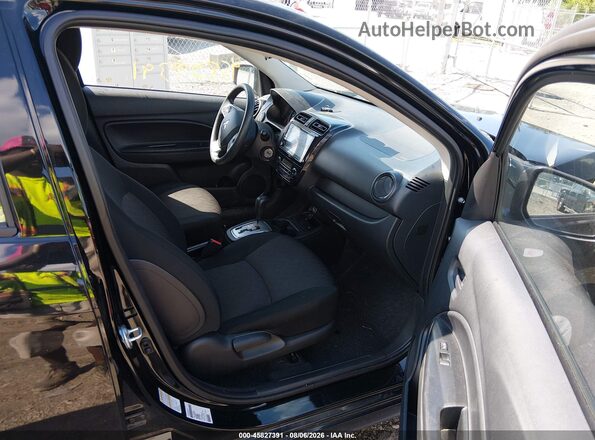 ML32AUHJ3RH034509 2024 MITSUBISHI MIRAGE Black წინა სალონის ხედი