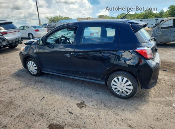 ML32AUHJ4NH003313 2022 MITSUBISHI MIRAGE Black უკანა მარცხენა