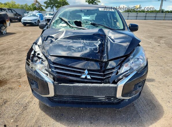 ML32AUHJ4NH003313 2022 MITSUBISHI MIRAGE Black წინა ხედი