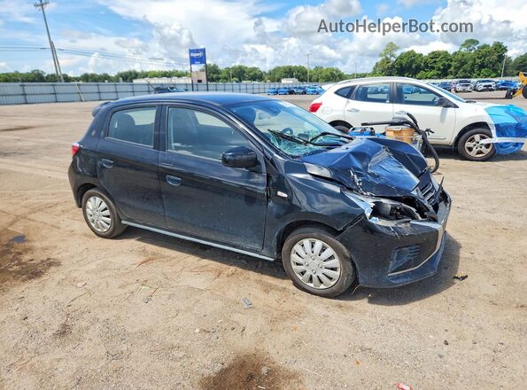 ML32AUHJ4NH003313 2022 MITSUBISHI MIRAGE Black წინა მარჯვენა