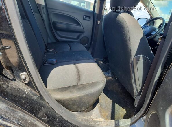 ML32AUHJ4NH003313 2022 MITSUBISHI MIRAGE Black უკანა სავარძლების ხედი