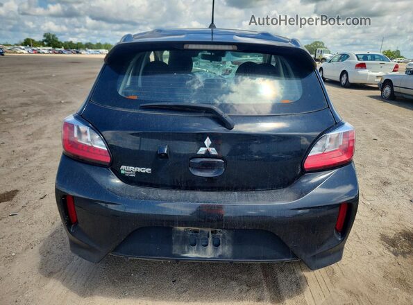 ML32AUHJ4NH003313 2022 MITSUBISHI MIRAGE Black უკანა ხედი