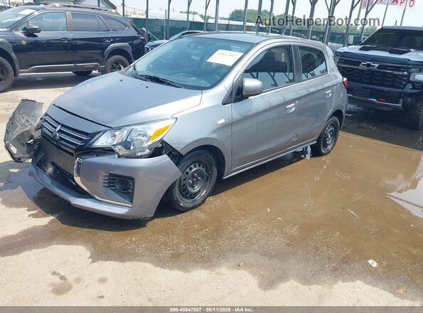 ML32AUHJ4NH008706 2022 MITSUBISHI MIRAGE Gray Передня ліва чверть