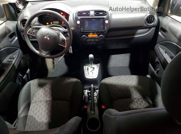 ML32AUHJ4RH016147 2024 MITSUBISHI MIRAGE Black Առջևի վահանակի տեսք