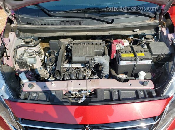 ML32AUHJ4RH020537 2024 MITSUBISHI MIRAGE Red Вид задньої частини салону