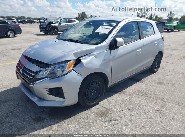 ML32AUHJ4RH021686 2024 MITSUBISHI MIRAGE Silver Передня ліва чверть