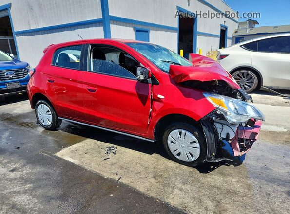 ML32AUHJ4RH023325 2024 MITSUBISHI MIRAGE Red Передня права чверть