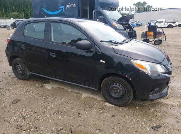 ML32AUHJ5MH003528 2021 MITSUBISHI MIRAGE Black Przód prawy
