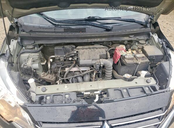 ML32AUHJ5MH003528 2021 MITSUBISHI MIRAGE Black Widok wnętrza z tyłu