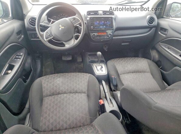 ML32AUHJ5MH003528 2021 MITSUBISHI MIRAGE Black Widok deski rozdzielczej