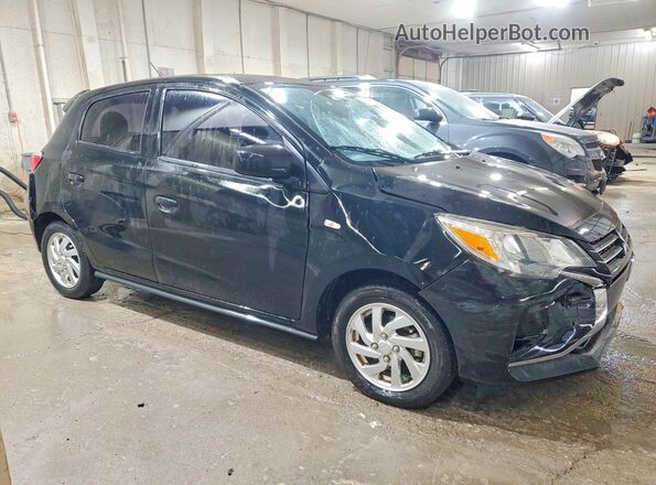 ML32AUHJ5MH008499 2021 MITSUBISHI MIRAGE Black Передня права чверть