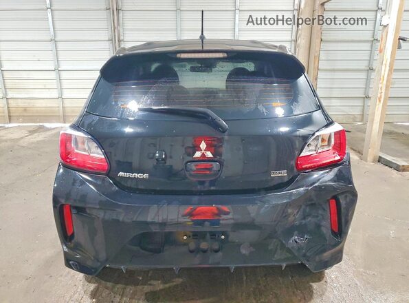 ML32AUHJ5MH008499 2021 MITSUBISHI MIRAGE Black Вид ззаду