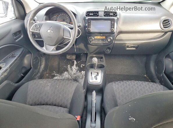 ML32AUHJ5NH000596 2022 MITSUBISHI MIRAGE White Dashboard view
