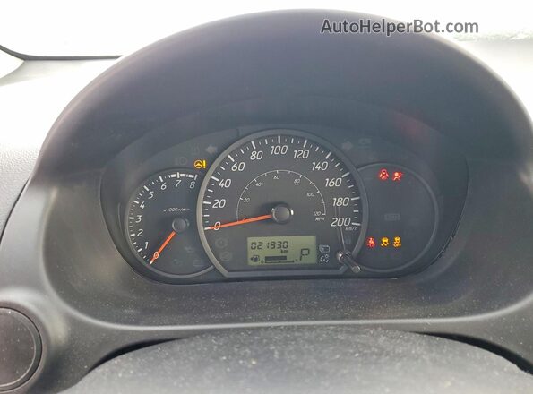 ML32AUHJ5NH000596 2022 MITSUBISHI MIRAGE White Instrument cluster view
