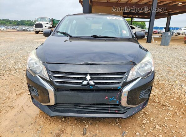 ML32AUHJ5NH001022 2022 MITSUBISHI MIRAGE Black Front view