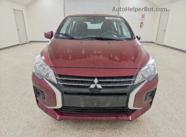 ML32AUHJ5RH031014 2024 MITSUBISHI MIRAGE Burgundy წინა ხედი