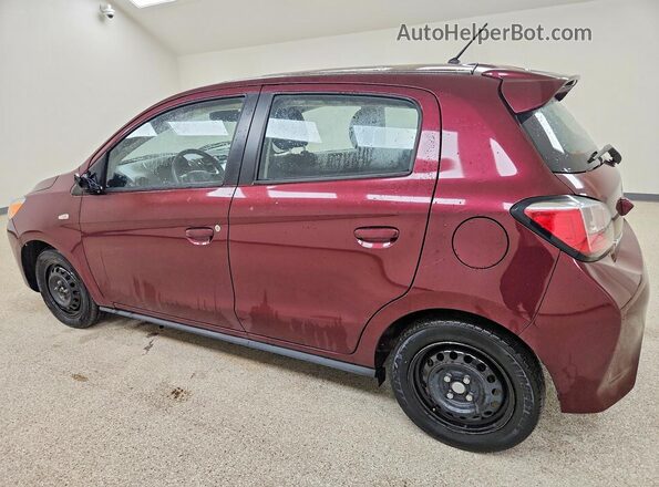 ML32AUHJ5RH031014 2024 MITSUBISHI MIRAGE Burgundy უკანა მარცხენა