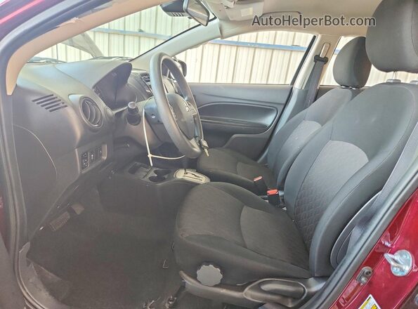 ML32AUHJ5RH031014 2024 MITSUBISHI MIRAGE Burgundy წინა სალონის ხედი