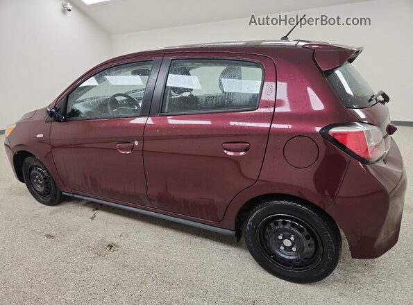 ML32AUHJ5RH031014 2024 MITSUBISHI MIRAGE Burgundy სალონის 360-გრადუსიანი ხედი